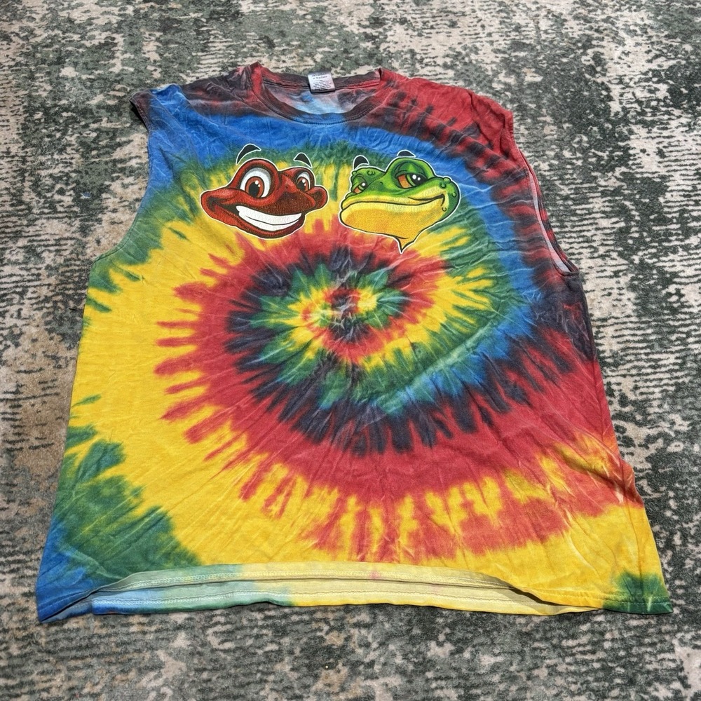 Vintage Colortone Sleeveless Shirt XL Redfrog and McToads